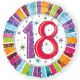 Folieballon Radiant 18 jaar 
