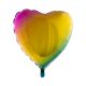 Folieballon Hart Regenboog XL