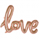folieballon love rose goud 92 cm