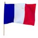 Zwaaivlag Frankrijk XXL