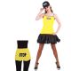 Politie Vrouw Kostuum yellow