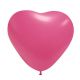 Ballonnen Hart fuchsia roze (10 stuks) 45 cm 