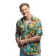 hawaii blouse turquoise bloemenprint heren kopen