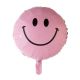 Folieballon Smiley Babyroze