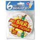 Bierviltjes Met Bier Meer Plezier (6 stuks)