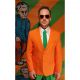 OppoSuits Heren Kruikenpak oranje/groen