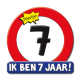 Ik ben 7 Jaar  (50x50 cm.)