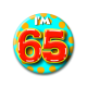 Button klein 65 Jaar