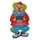 Wanddeco Clown Muzikant