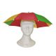 Paraplu hoed rood, geel, groen