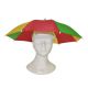 Paraplu hoed rood, geel, groen