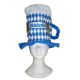 Hoed Oktoberfest Pul Blauw/Wit