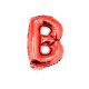 Folieballon Rood Letter B, 40 cm