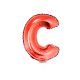 Folieballon Rood Letter C, 40 cm