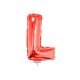 Folieballon Rood Letter L, 40 cm