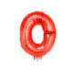 Folieballon Rood Letter O, 40 cm