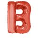 Folieballon Rood Letter B 102 cm