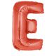 Folieballon Rood Letter E 102 cm