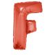 Folieballon Rood Letter F 102 cm