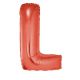 Folieballon Rood Letter L 102 cm