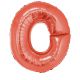 Folieballon Rood Letter O 102 cm