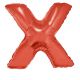 Folieballon Rood Letter X 102 cm