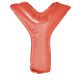 Folieballon Rood Letter Y 102 cm