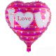 Folieballon Hart 52x46 cm