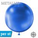 Reuze Ballon Metallic Donker Blauw 75 cm