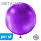 Reuze Ballon Metallic Paars 75 cm
