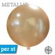 Reuze Ballon Metallic Perzik 75 cm