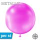 Reuze Ballon Metallic Roze 75 cm