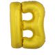 84856 Folieballon Goud Letter B 102 cm