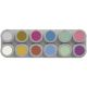Grimas Water Make-Up Palette 12 Pearl