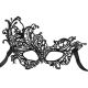 Oogmasker Masquerade Kant Zwart