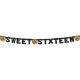 Letterslinger Sweet 16 zwart/goud