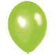 lichtgroene metallic latex ballonnen 30 cm geschikt voor helium en lucht feestdecoratie