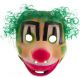 Kinder Masker Clown Groen