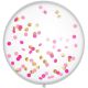 Mega Confetti Ballon roze