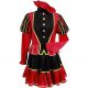 Pieten kostuum dame Murcia Zwart-Rood