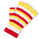 Vingerlozen handschoen rood/wit/geel