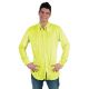 Blouse Velours Neon Geel