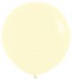 Ballon Pastel Mat Geel R36