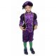Pieten Kostuum Kids Paars/Zwart
