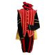 Pieten kostuum Marbella Zwart-Rood