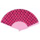 Waaier Roze Polka Dots