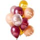 Latex ballonnen Metallic Rose Goud Happy Birthday