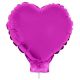 Folieballon Hart Baby Roze 28x28