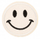 Embleem Nr. 608 Smiley Glitter Wit