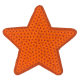 Embleem Nr. 748 Ster Glitter Oranje